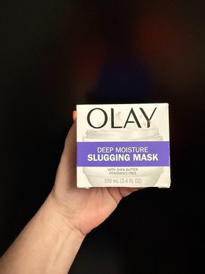 Olay Deep Moisture Slugging Mask With Shea Butter Fragrance-Free 100ml/3.4fl.oz.