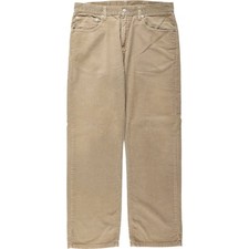 Used 2000'S Levi's 505 Regular Fit Straight Leg Corduroy Pants Men's W34 ap...