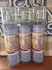 3 Bath and Body Works Cotton Candy Clouds Fine Fragrance Mist 8 Oz.