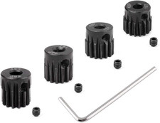 Metal Steel 48P Pinion Gear Set 3.175Mm Shaft Hole 13T 14T 15T 16T 48 Pitch Moto