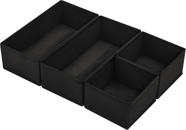Dimj 4 StüCk Schubladen Ordnungssystem Schubladen Organizer, Faltbare Aufbewahru-image