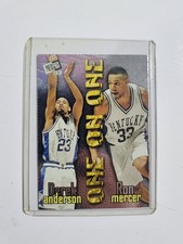 1997 Press Pass - One on One Ron Mercer, Derek Anderson #7 (RC)