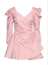 Red Valentino Dress Taffeta Mini Fu