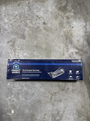 Project Source 20-In Ceramic Tile Cutter with Aluminum Base