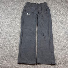 Under Armour Sweatpants Women's S Storm Charged Coldgear Black Loose 122158