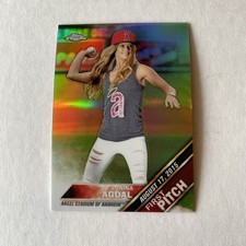 2016 Topps Chrome Nina Agdal Refractor #FPC-15 First Pitch