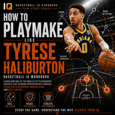 Tyrese Haliburton Playmaking Workbook Basketball IQ Film Study PDF Guide