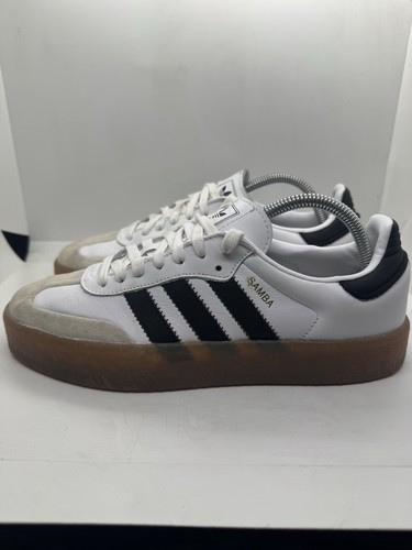 Adidas Sambae PlatformWomens 9 White Shoes Sneakers
