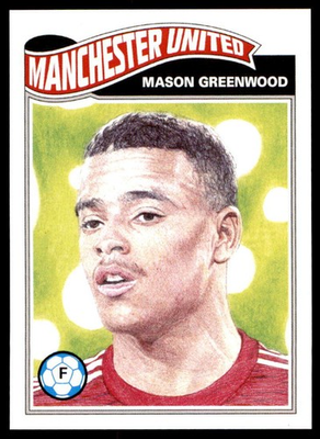 #ad Mason Greenwood 2020 Topps Living Set UEFA Champions League #216 $1.49