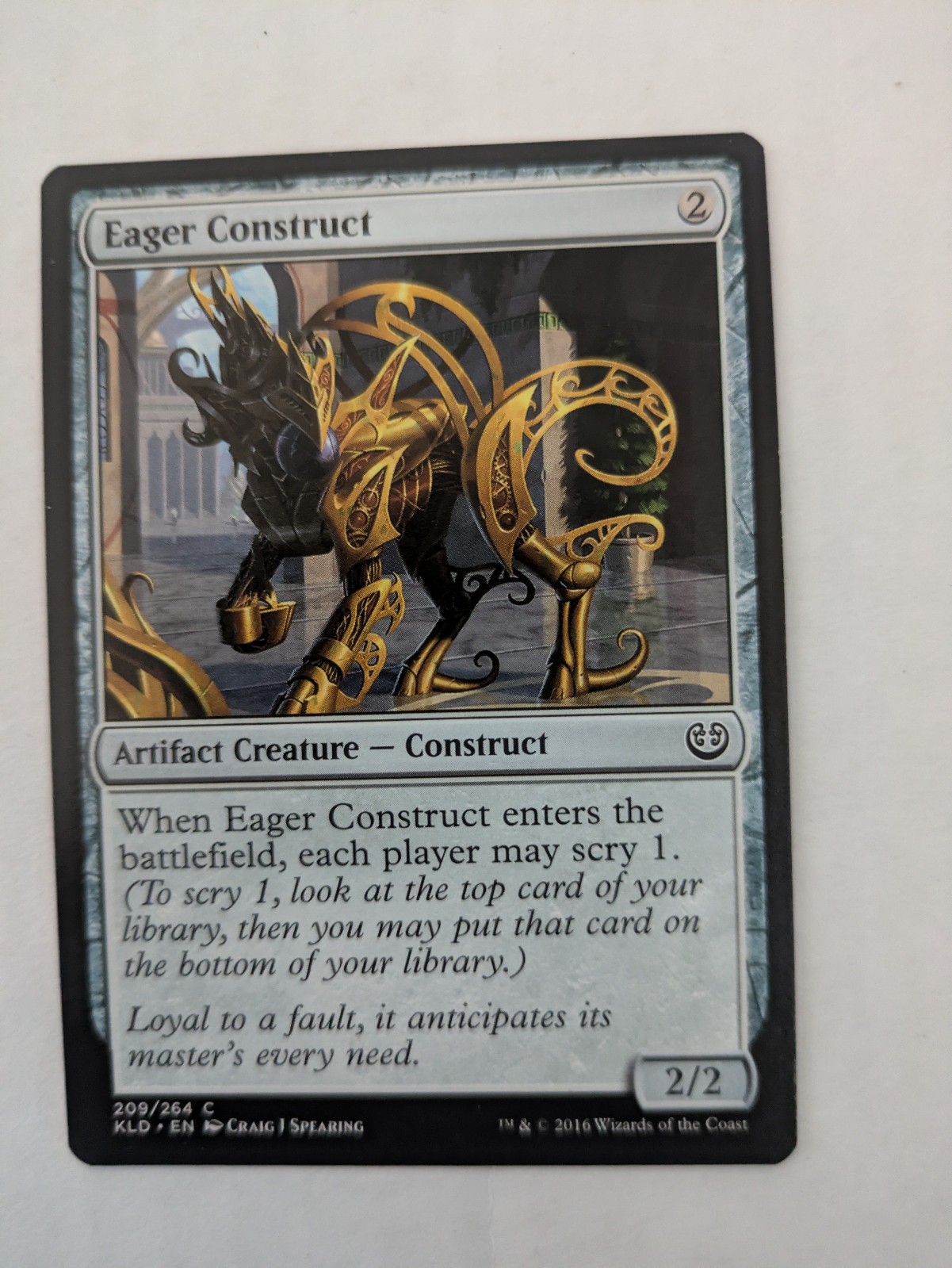 Eager Construct (209/264) – Kaladesh – MTG Magic the Gathering