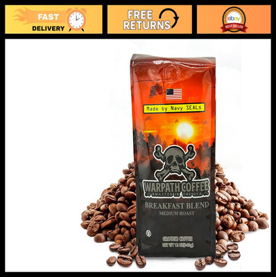 Medium Roast Whole Bean Coffee - Breakfast Blend, High Caffeine, 100% Arabica, 2