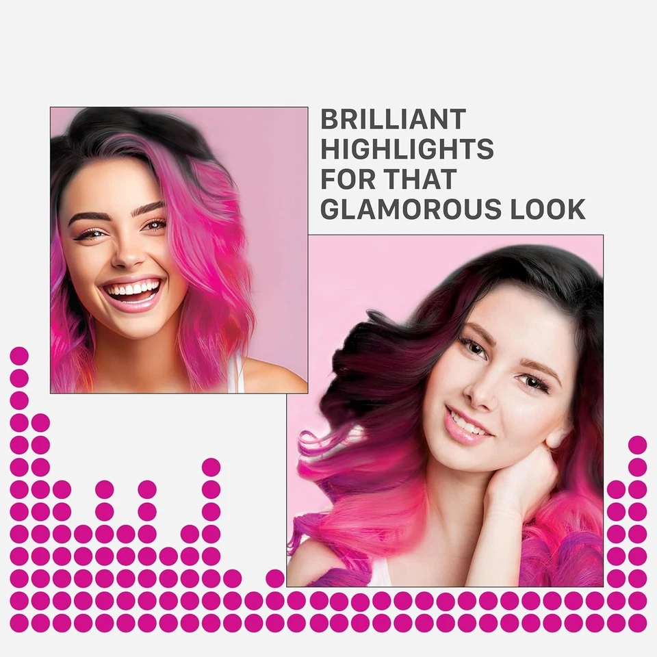 Streax Kit de Color de Cabello Resaltado, Felpa Rosa con Nogal y Aceite de Argán para Mujer Foto 2 de 4