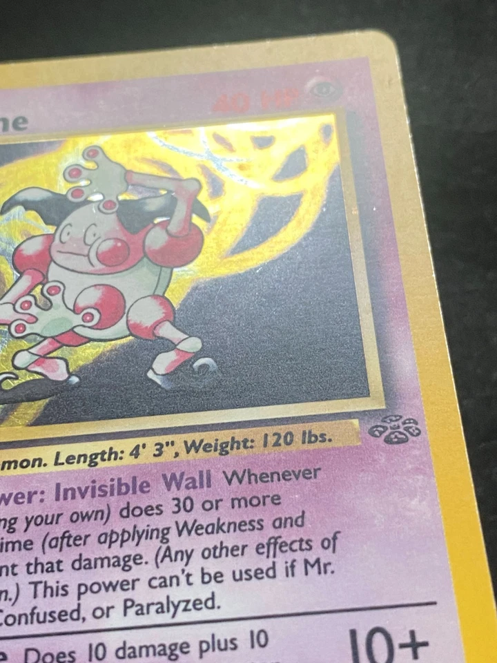 Mr. Mime 6/64 - Jungle Unlimited (1999) Vintage WOTC Holo Rare - LP/MP - Image 4 of 4