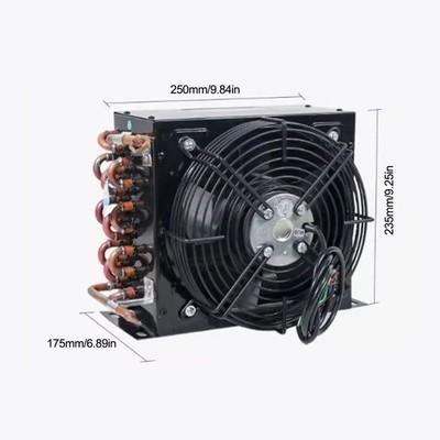 FNA-0.8/3.4 Aluminum-Cu Fin-Tube Heat Exchanger Air/Water-cooled Condenser #zc