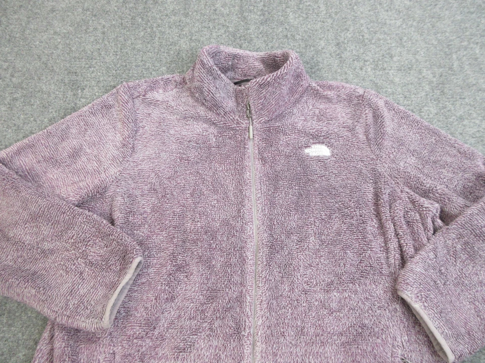 Chaqueta polar The North Face para mujer 2X púrpura pila alta cremallera completa Sherpa NF0A7UWK Foto 3 de 4