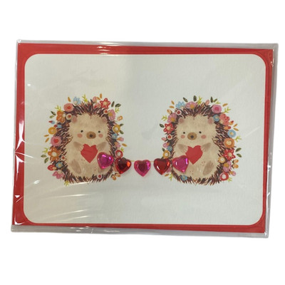 Papyrus Hedgehog Couple Card Greeting Card