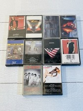 Lot of 10 Classic Rock Pop Cassettes 80s 90s ZZ Top Bon Jovi Black Crowes