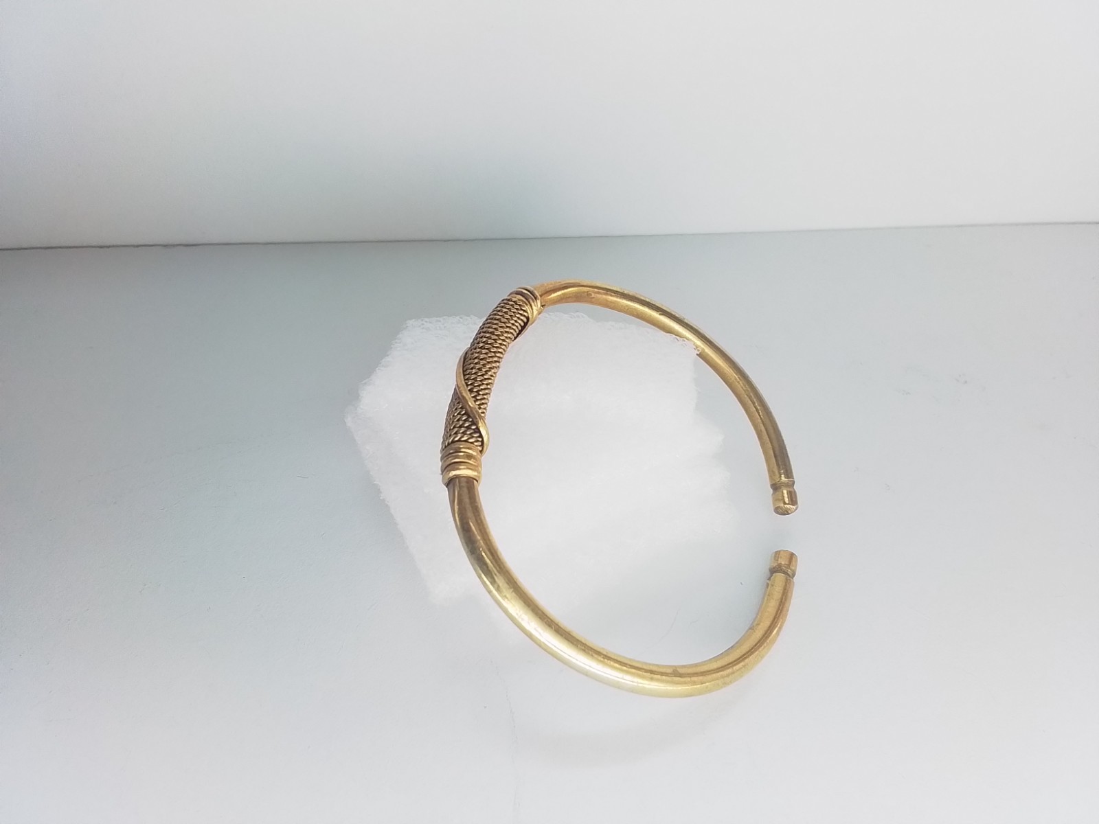 ADJUSTABLE BRASS BRACELET/ BANGLE - image 11
