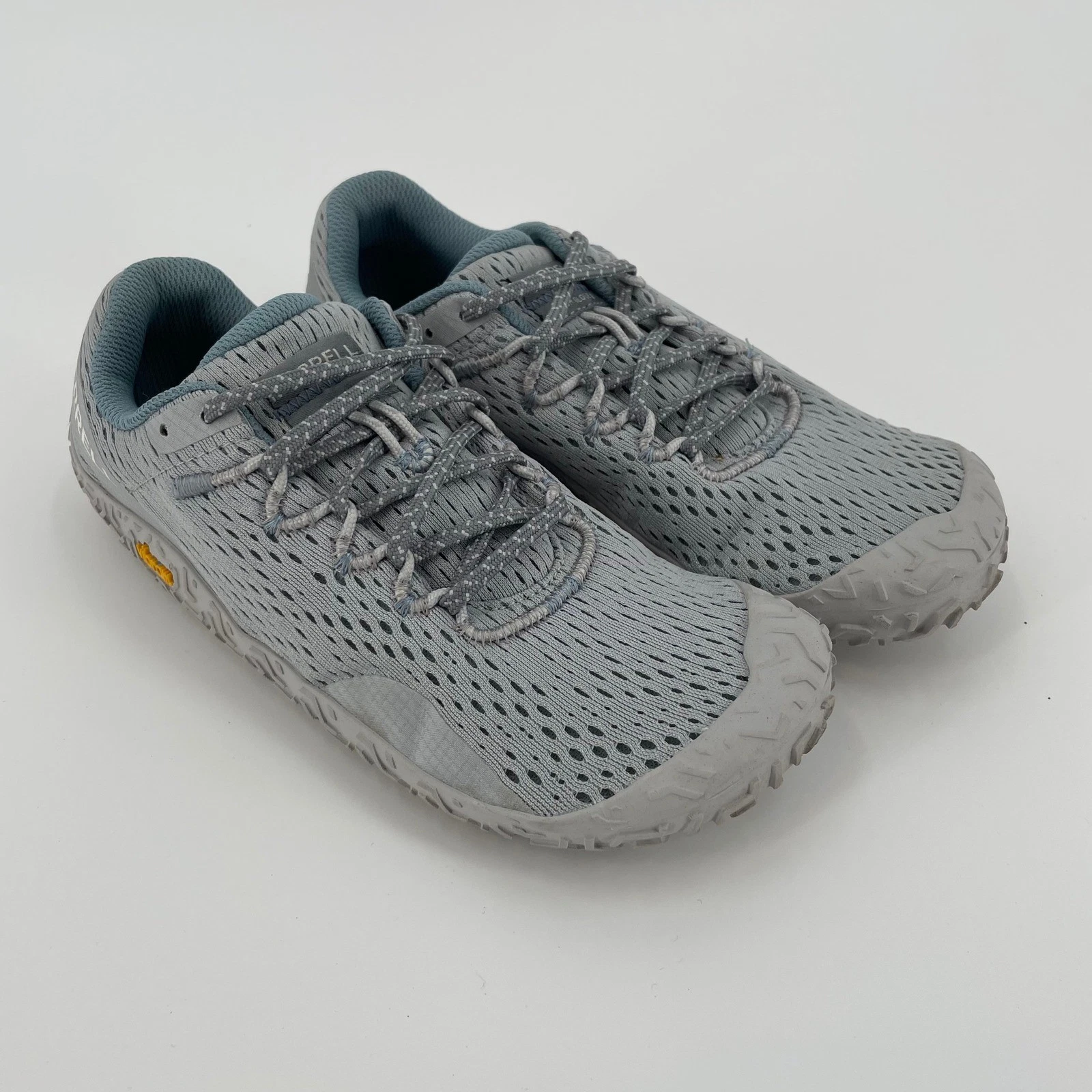 Merrell Vapor Glove 6 Barefoot Shoes Highrise Blue Minimalist Trail Sneaker 7.5