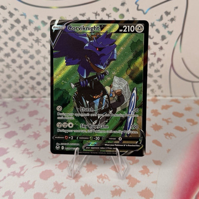 Corviknight V TG18/TG30 Silver Tempest Trainer Gallery Holo Ultra Rare Englisch