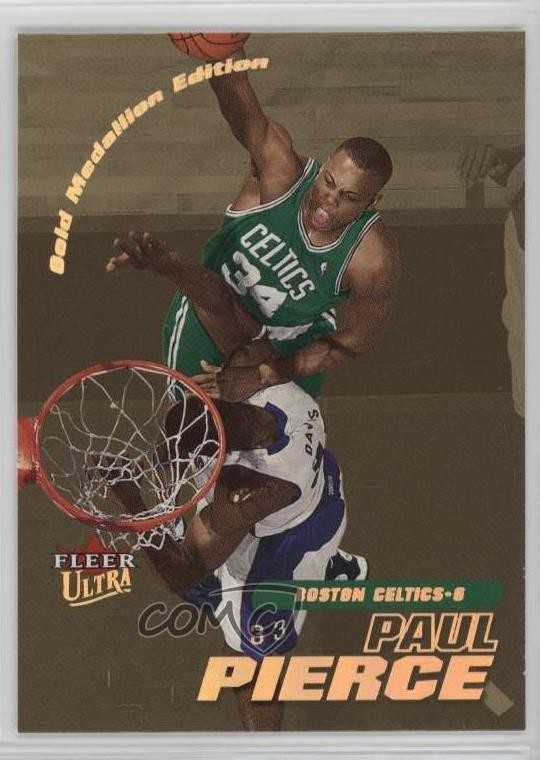 2000-01 Fleer Ultra Gold Medallion Paul Pierce #4G HOF 0d08
