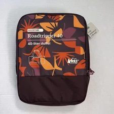 REI Duffle Bag Roadtripper 40 Liter Adventure Travel Tote Sol Geo Raisin NEW
