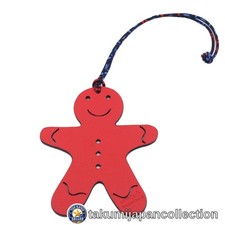Herm s Petit H Gingerbread Charm Red Leather Strap Accessory M-5659