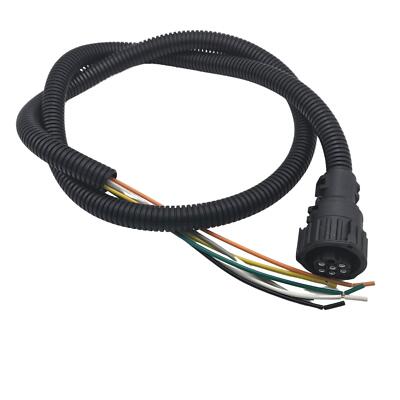 6 PIN TWIST LOCK REAR TAIL LIGHT LAMP DIN CONNECTOR PLUG WITH 1M CABLE LENGTH