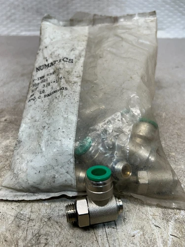 NEW IN BAG LOT OF 10 NUMATICS FLOW CONTROL VALVE RIF 3/8'' X 1/4'' F-INW 1391 C