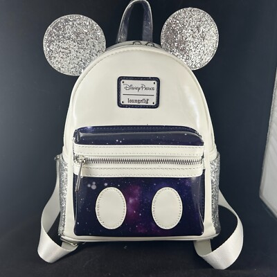 Mickey Mouse Main Attraction Space Mountain Backpack with Matching ears DISNEY MICKEY MOUSE MAIN ATTRACTION SPACE MOUNTAIN LOUNGEFLY  main image 4