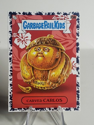 2024 Garbage Pail Kids Series 1: Kids At Play Black Parallel 35b Carved CARLOS