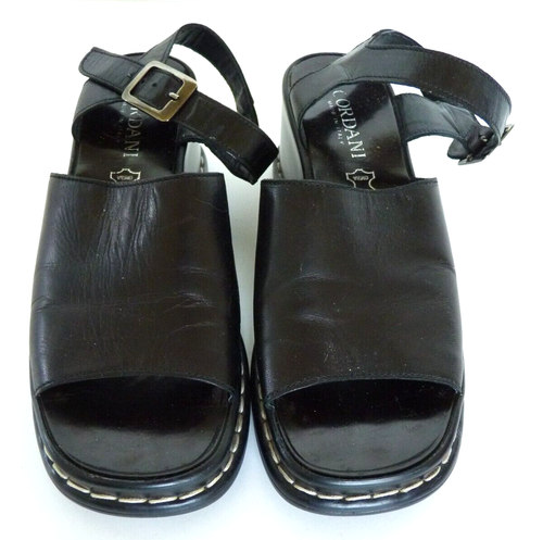 Cordani schwarze Damensandalen mit Knöchelriemen Keilabsatz Gr. EU 37 Made in Italy - Bild 6 von 9