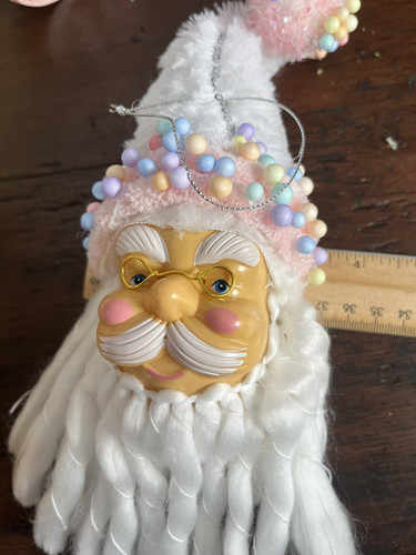 Candyland Santa Head Christmas Tree Ornament Santa Face Ornaments U62 - Picture 11 of 11