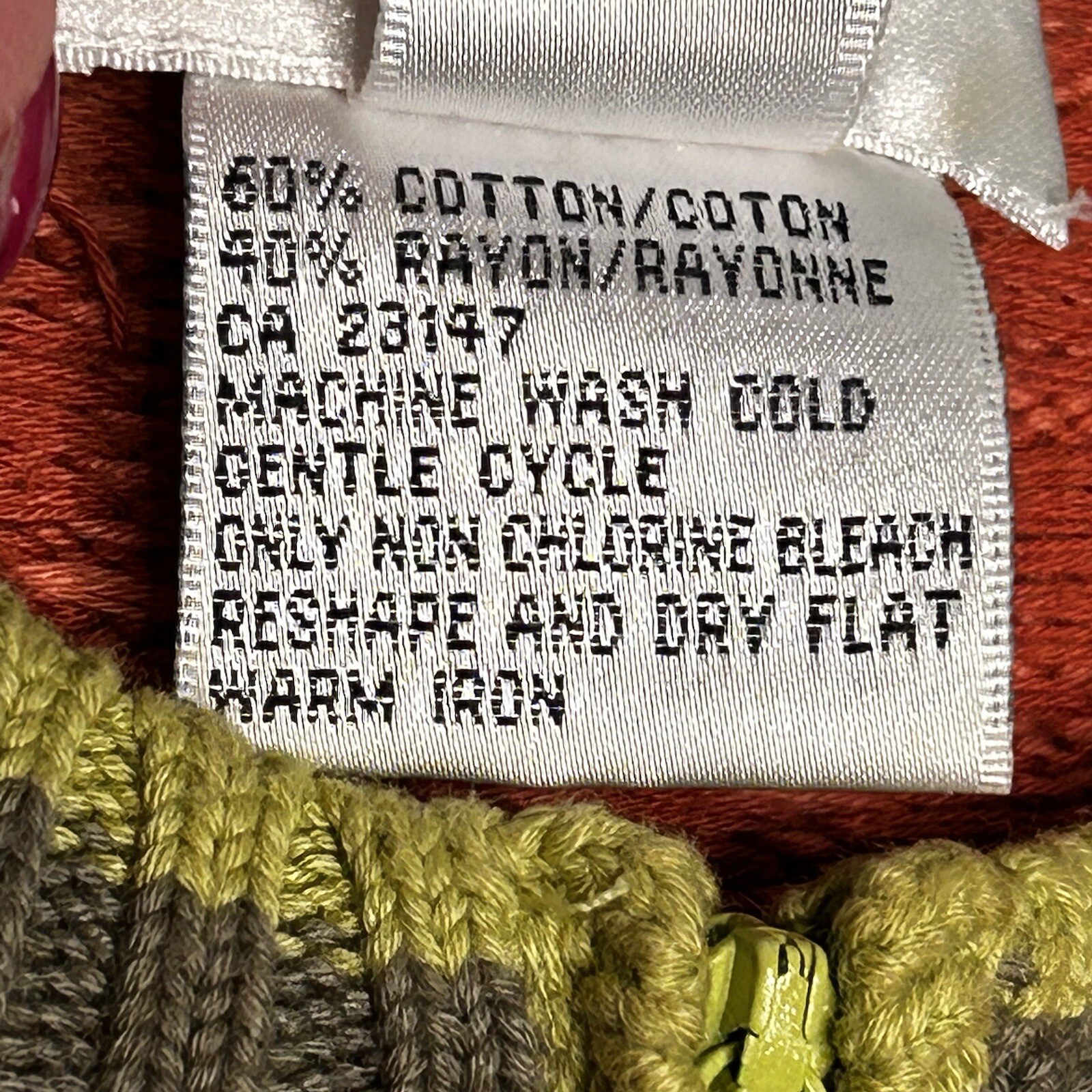 Talbots Vintage Checked Pattern Full Zip Knit Car… - image 12