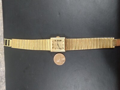Vintage Neiman Marcus Swiss Watch Vintage Neiman Marcus Gold Plated Watch: Swiss Made, Roman  main image 2