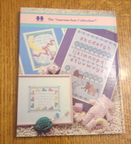 1985 MARSHMALLOW MOON Cross Stitch Designs-Darling Projects for the Home & Baby - Picture 2 of 2