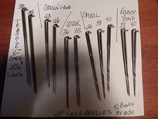 BETHANY ARTS-ASS'T Specialty Needles-Coarse-Star-Spiral-Crown-Reverse 2 ea. size