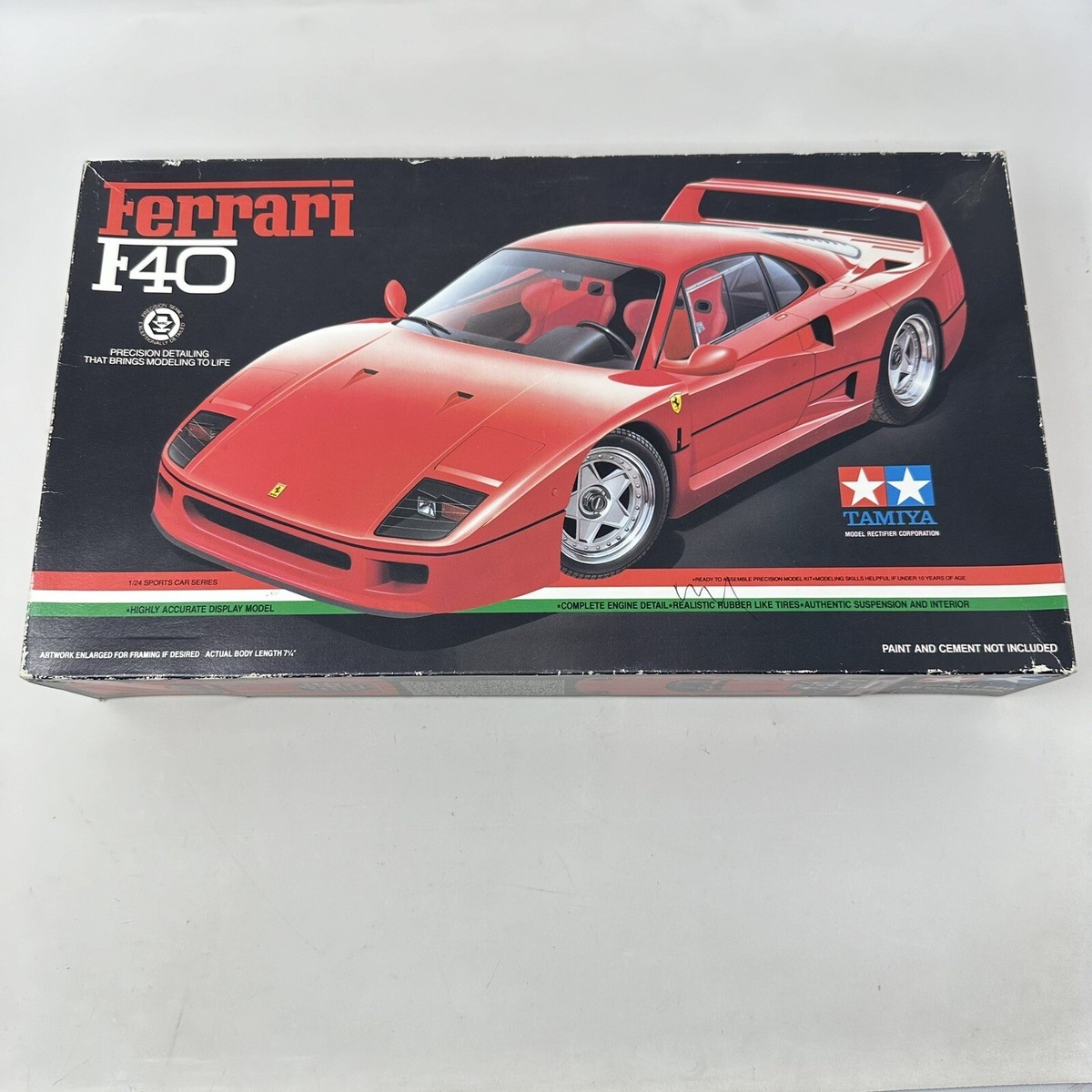【新品未開封】TAMIYA Ferrari F40 1/24スケール No.77 Tamiya Ferrari F40 1/24 Sports Car Series No.77 | eBay