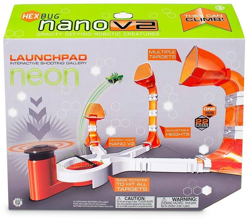 Hexbug Nano V2 Neon Launchpad Roboter Funktion Geschicklichkeit Spiel 477-4233 - Bild 2 von 3