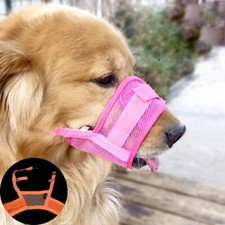 Anti Stop Bark Bite Adjustable Pet Dog Mask Mouth Muzzle Grooming Small  Large