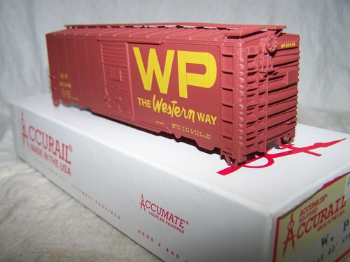 Accurail HO AAR 40' Steel Boxcar W.P.(kit) - Picture 8 of 12