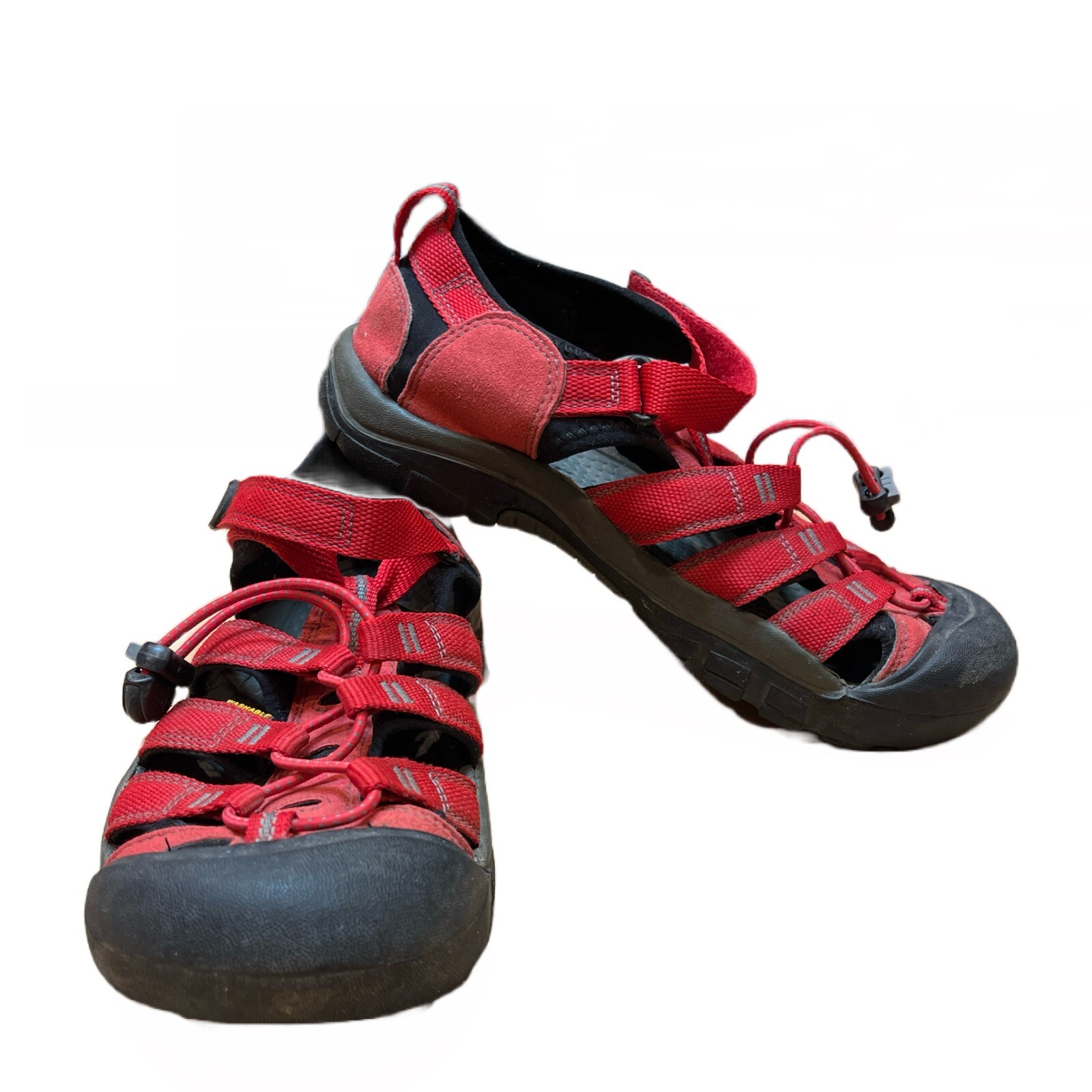 Sandali sportivi Keen Red donna Whisper punta chiusa taglia 6 resistenti all'acqua