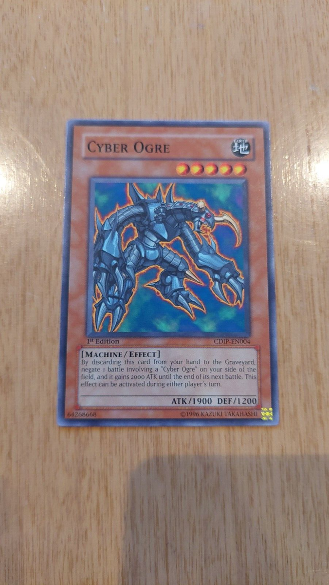 yugioh cyber ogre deck 1st Edition CDIP-EN004 Card (LP) All cards will be carefully packed for safe transit Cyber Ogre 2 - Ultra