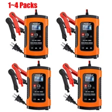 12V Smart Automatic Battery Charger Maintainer for Motorcycle Car Trickle Float