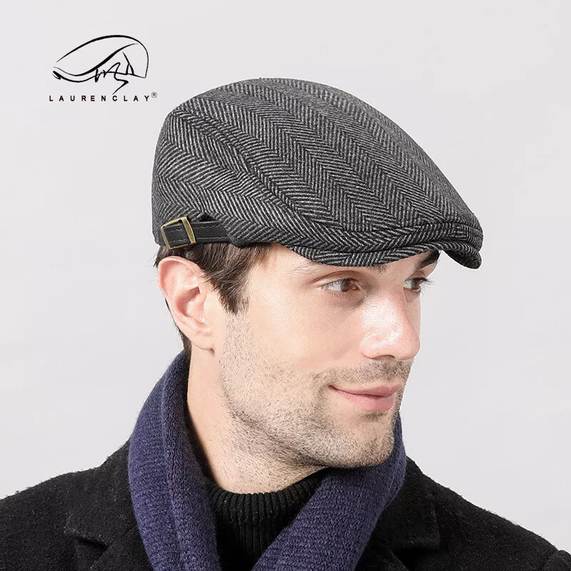 Men's Gatsby Hats Irish Newsboy Flat Vintage Beret Ivy Cabbie