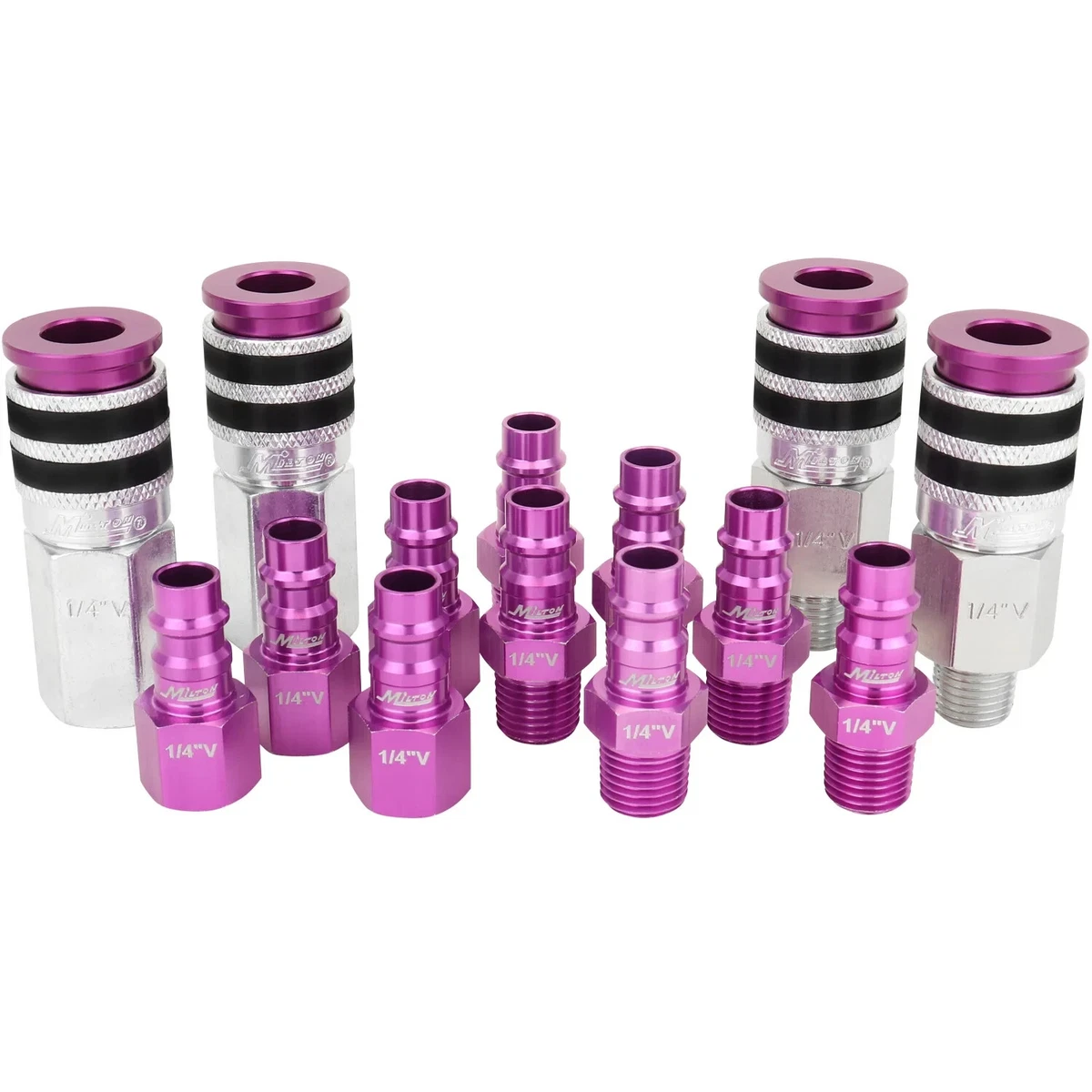 Adattatore Per Accoppiatore Per Raccordo Per Tubo Flessibile Con Attacco Rapido Per Linea D'aria Europea Euro Per Compressore Pneumatico - Foto 9