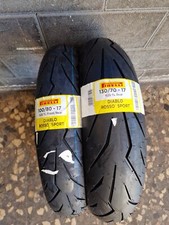 Coppia gomme 100/80-17 52S e 130/70-17 62S PIRELLI DIABLO ROSSO SPORT DOT2025