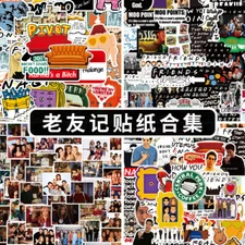 100Pcs Cartoon Friends Sticker for Adults Teens Girls Scrapbooking Water Bottles