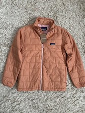 Patagonia Nano Puff Brick Quilted Insulated Jacket Kids' Large Terra Pink New