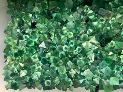 Awesome! 2.2LB Green Fluorite Octahedron Rough Specimen Mineral/ - Picture 5 of 5